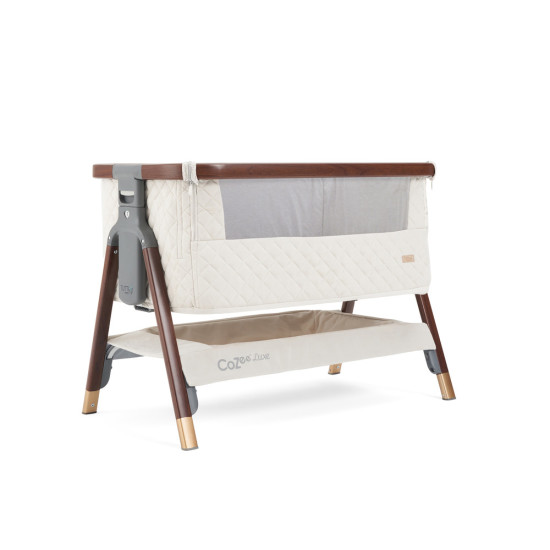 Tutti Bambini mazuļu šūpulis pie gultas CoZee Luxe Walnut-Cream
