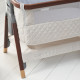 Tutti Bambini mazuļu šūpulis pie gultas CoZee Luxe Walnut-Cream