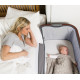 Tutti Bambini mazuļu šūpulis pie gultas CoZee Luxe Walnut-Cream