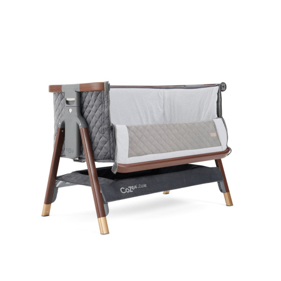 Tutti Bambini mazuļu šūpulis pie gultas CoZee Luxe Walnut-Slate
