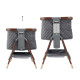 Tutti Bambini mazuļu šūpulis pie gultas CoZee Luxe Walnut-Slate