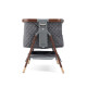 Tutti Bambini mazuļu šūpulis pie gultas CoZee Luxe Walnut-Slate