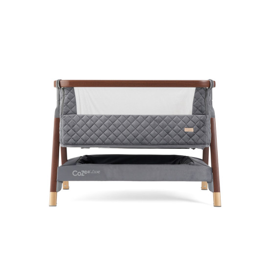 Tutti Bambini mazuļu šūpulis pie gultas CoZee Luxe Walnut-Slate