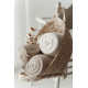 Bambusa Pleds 80х100 Light  Grey-Fir