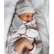 Cimdi jaundzimušajiem Livly "White/grey", one size