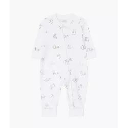 Rāpulis Livly Alphabet Flowers Overall White Rāpulis Livly Alphabet Flowers Overall White