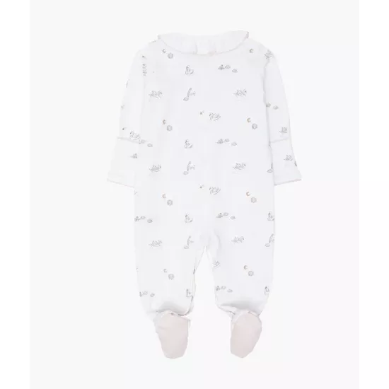 Rāpulis Livly Swans Ruffled Footie White
