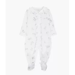 Rāpulis Livly Alphabet Flowers Sara Ruffled Footie