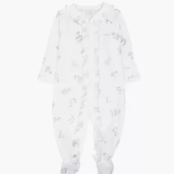 Rāpulis Livly Alphabet Flowers Sara Ruffled Footie