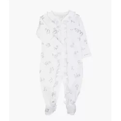 Rāpulis Livly Alphabet Flowers Sara Ruffled Footie