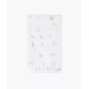 Plēds Livly Alphabet Flowers Blanket White Onesize