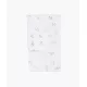Plēds Livly Alphabet Flowers Blanket White Onesize