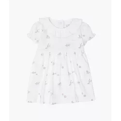 Kleita Livly Swans Ruffled Collar Dress