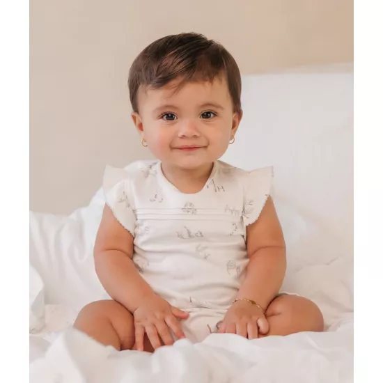 Rompers Livly Alphabet Flowers Athena Jumpsuit