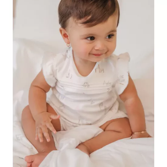 Rompers Livly Alphabet Flowers Athena Jumpsuit