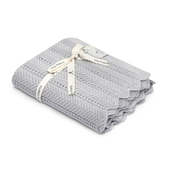 Bambusa Pleds 80х100 Light Grey - Feather