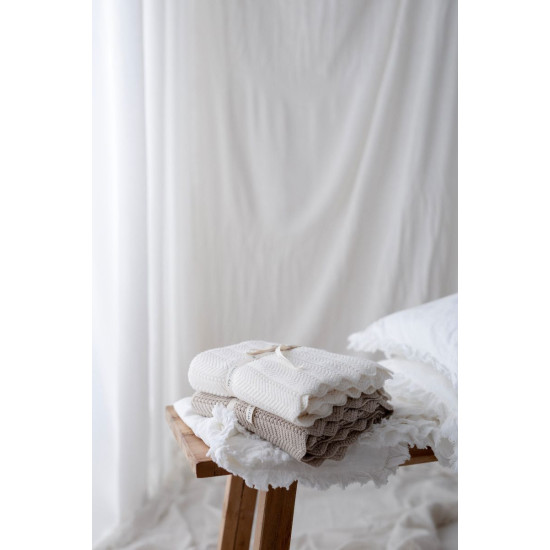Bambusa Pleds 80х100 Light Grey - Feather