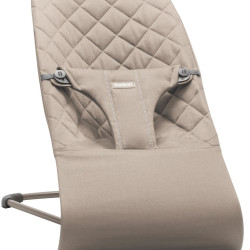 BabyBjörn Bliss atpūtas krēsls Sand Grey Woven Classic Quilt BabyBjörn Bliss atpūtas krēsls Sand Grey Woven Classic Quilt