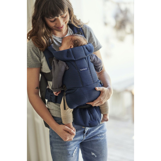 BabyBjörn Move ķengursoma Navy Blue, Mesh