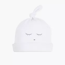 Livly Sleeping Cutie Tossie Hat White Livly Sleeping Cutie Tossie Hat White