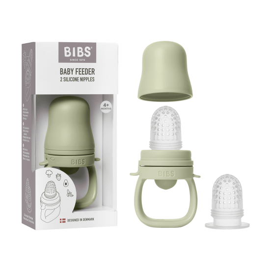 BIBS silikona fīderis Fossil grey (2 uzgaļi)