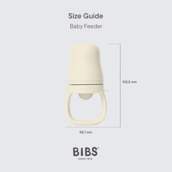 BIBS silikona fīderis Fossil grey (2 uzgaļi)