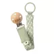 BIBS knupīša turētājs Pacifier Clip - Sage/Ivory