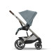 Cybex Balios S Lux pastaigu ratiņi, krāsa Stormy Blue