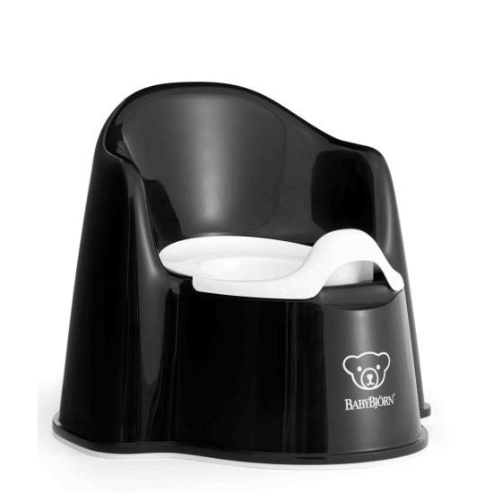 BabyBjörn podiņš ar atzveltni Black-White