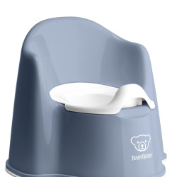 BabyBjörn Potty Chair with Backrest Deep Blue-White BabyBjörn Potty Chair with Backrest Deep Blue-White