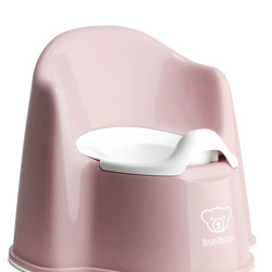 BabyBjörn Potty Chair with Backrest Powder Pink BabyBjörn Potty Chair with Backrest Powder Pink