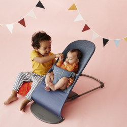 BabyBjörn Bliss atpūtas krēsls Dove Blue Jersey BabyBjörn Bliss atpūtas krēsls Dove Blue Jersey
