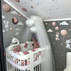 Nika Light Transformer Crib with Movable Side Wall White Nika Light Transformer Crib with Movable Side Wall White