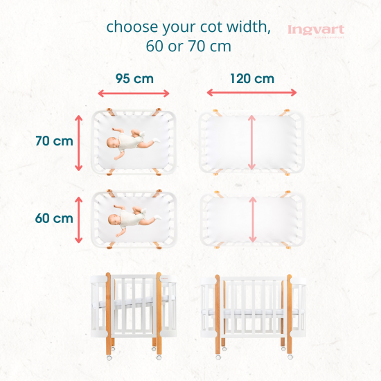 Gultiņa-transformers Nika Light ar kustīgu sienu White/Natura