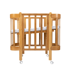 Nika Transformer Crib with Movable Side Wall Natural Nika Transformer Crib with Movable Side Wall Natural