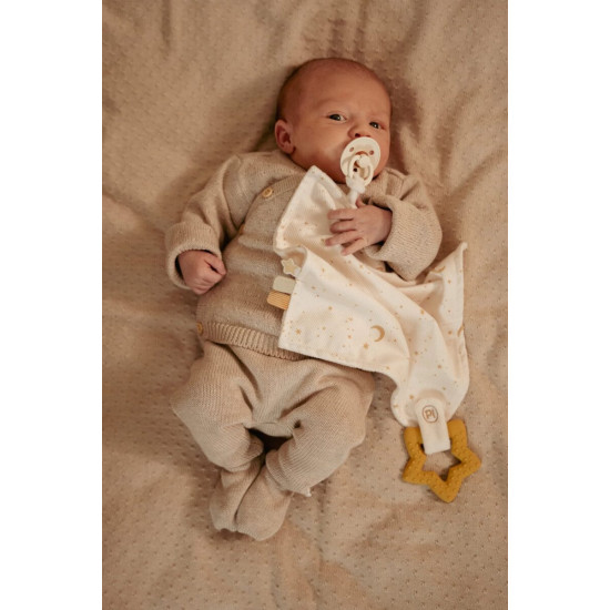 Auduma Rotaļlieta Ar Cilpiņu Knupītim ´Newborn Naturals´ , Little Dutch