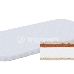 Ingvart Nika Mattress 60×120×9 cm – Coconut Coir + Foam Ingvart Nika Mattress 60×120×9 cm – Coconut Coir + Foam