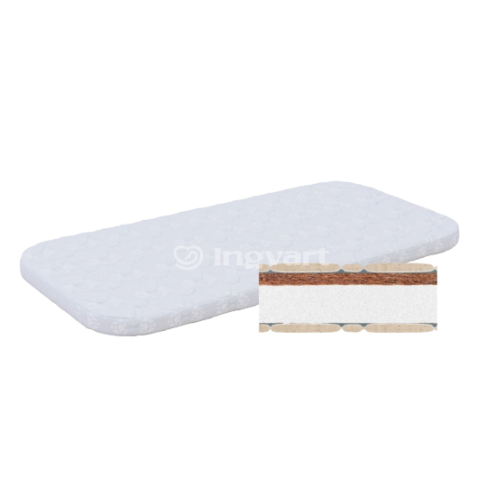 Matracis Ingvart Nika 60×120×5 cm – Koksriekstu šķiedra + Putas