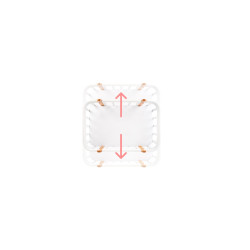 Transverse pendulum for beds Nika White Transverse pendulum for beds Nika White