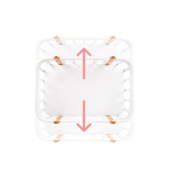 Transverse pendulum for beds Nika White Transverse pendulum for beds Nika White