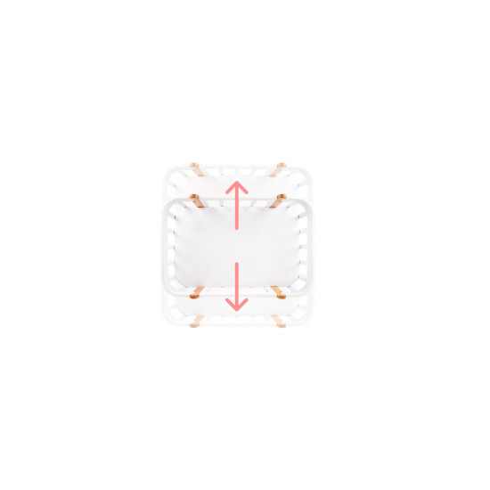 Transverse pendulum for beds Nika White