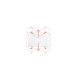 Transverse pendulum for beds Nika White