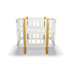 Transverse pendulum for beds Nika White