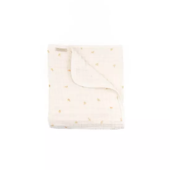 Bamboom Bērnu sega Nuvola 100×75 cm – Olives Neutral