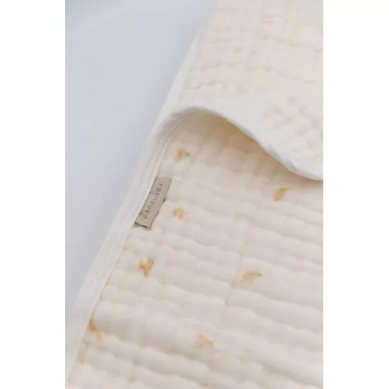 Bamboom Bērnu sega Nuvola 100×75 cm – Olives Neutral