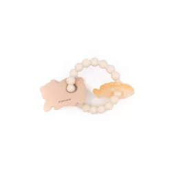Bamboom Teether “Bear & Fish” – Soft Pink Bamboom Teether “Bear & Fish” – Soft Pink