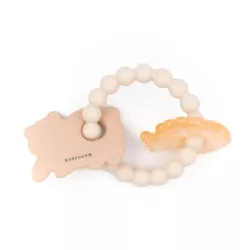 Bamboom Teether “Bear & Fish” – Soft Pink Bamboom Teether “Bear & Fish” – Soft Pink