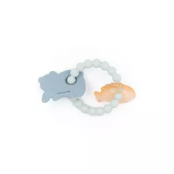 Bamboom Teether “Bear & Fish” – Ocean Blue Bamboom Teether “Bear & Fish” – Ocean Blue