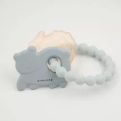 Bamboom Teether “Bear & Fish” – Ocean Blue Bamboom Teether “Bear & Fish” – Ocean Blue