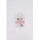 Koka un silikona zobgrauznis Bamboom ring Rudder - Rosa 04